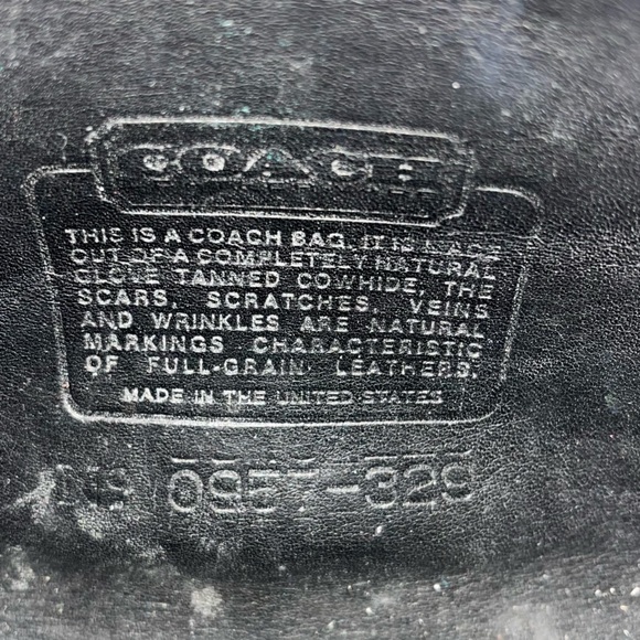Coach | Black Leather Vintage Chrystie Bag - Picture 8 of 11